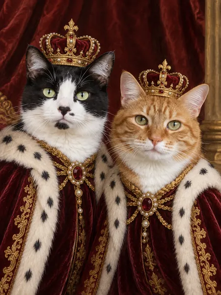 Your tiny majesty — A regal portrait. A familiar face.