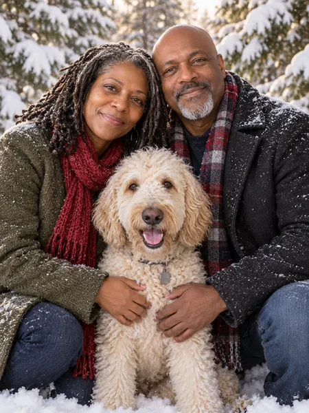 A winter keepsake — A snowy moment worth keeping.